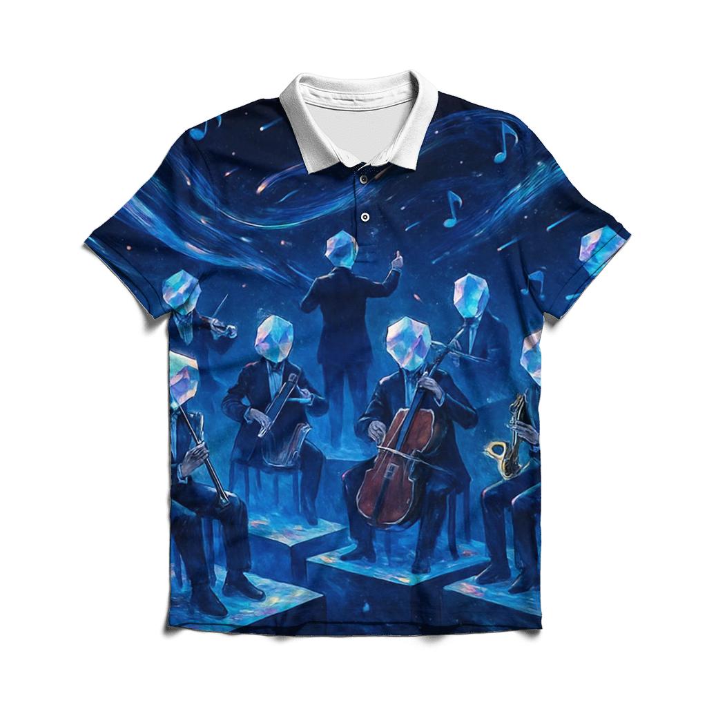 Crystal Headed Orchestra premium cotton polo shirts