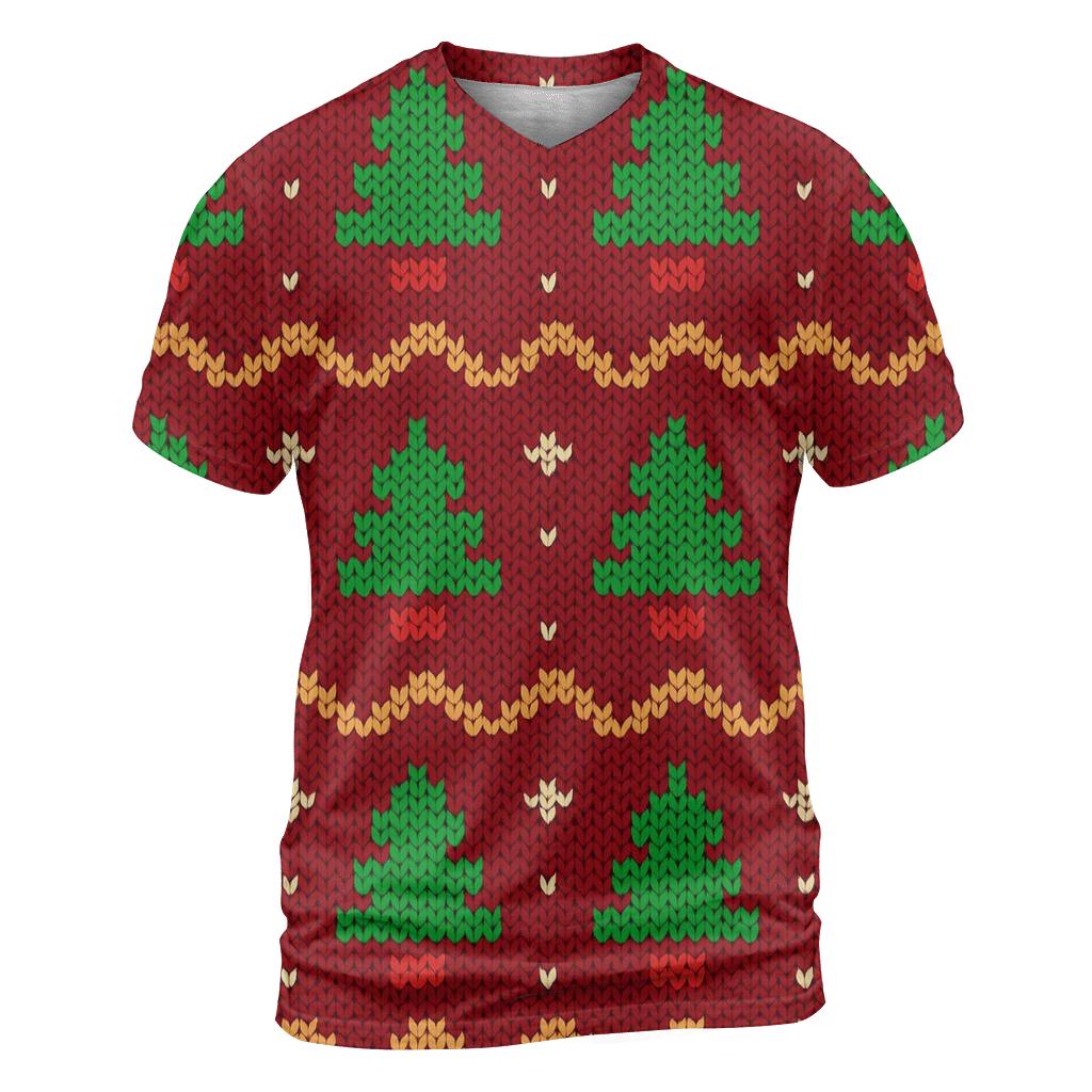 Tacky Tinsel Forest Bands Design statement graphic shirts