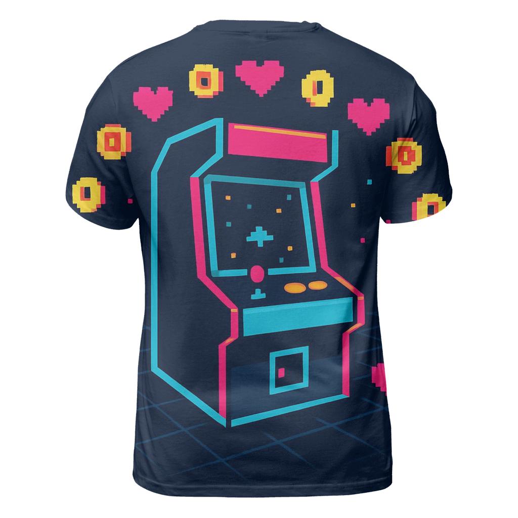 Pixel Galaxy Arcade personalized full print shirts