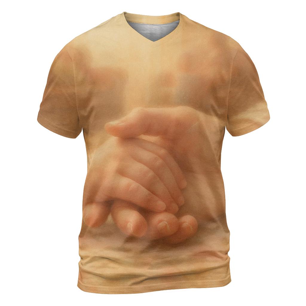 Hands That Remember Every First statement graphic shirts