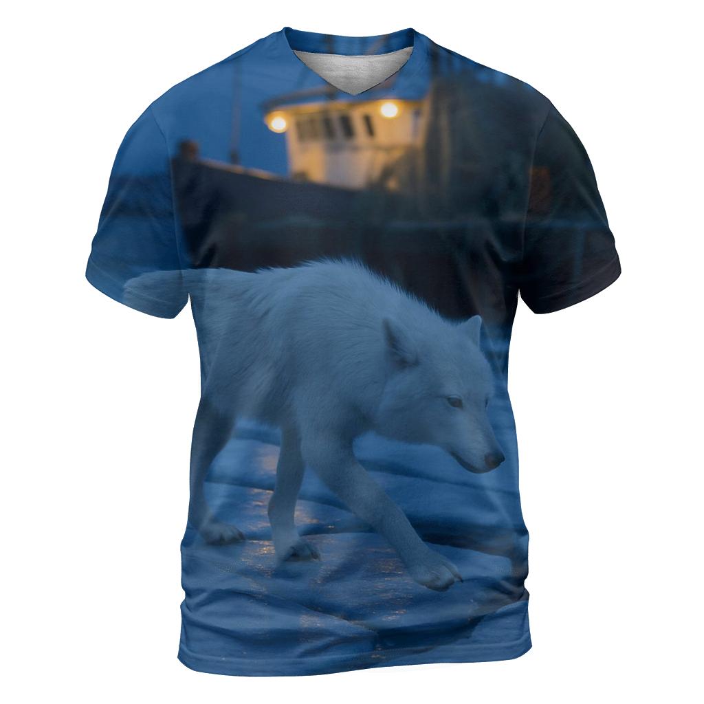 Harbor Ice Wolf Crossing personalized full print shirts