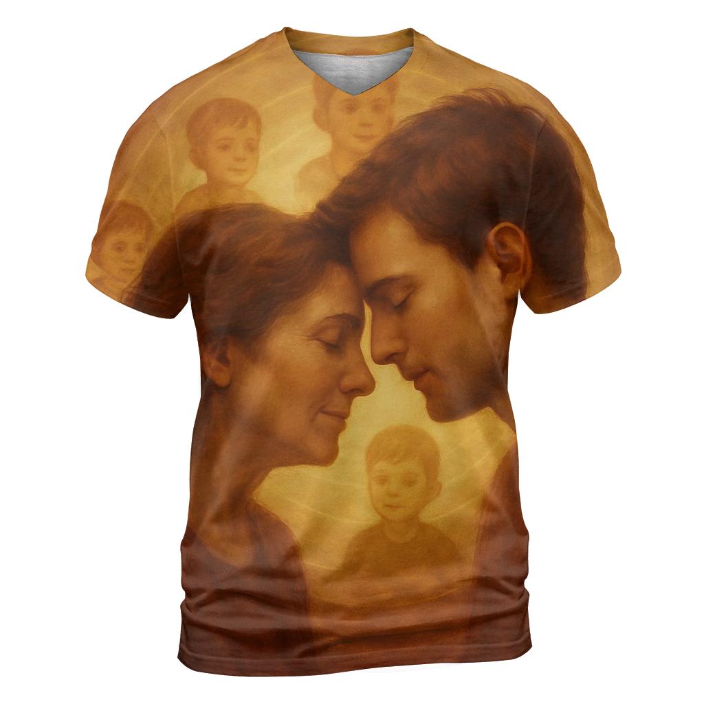 The Heartbeat Between Two Worlds personalized full print shirts