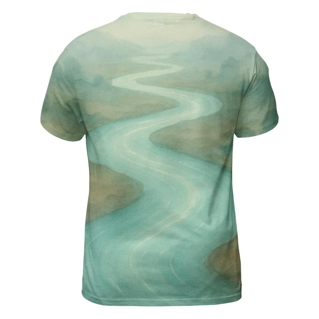 River Of Quiet Light trendy printed shirt styles