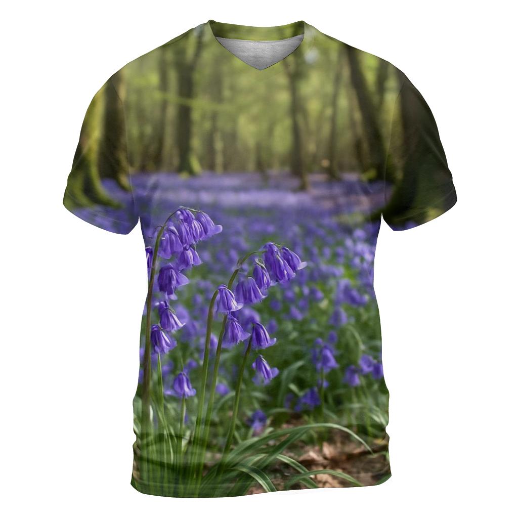 Bluebell Carpet In Ancient Woodland personalized full print shirts