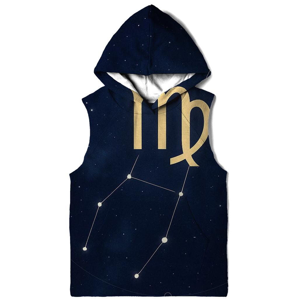 Luminous Virgo Star Atlas designer hoodies