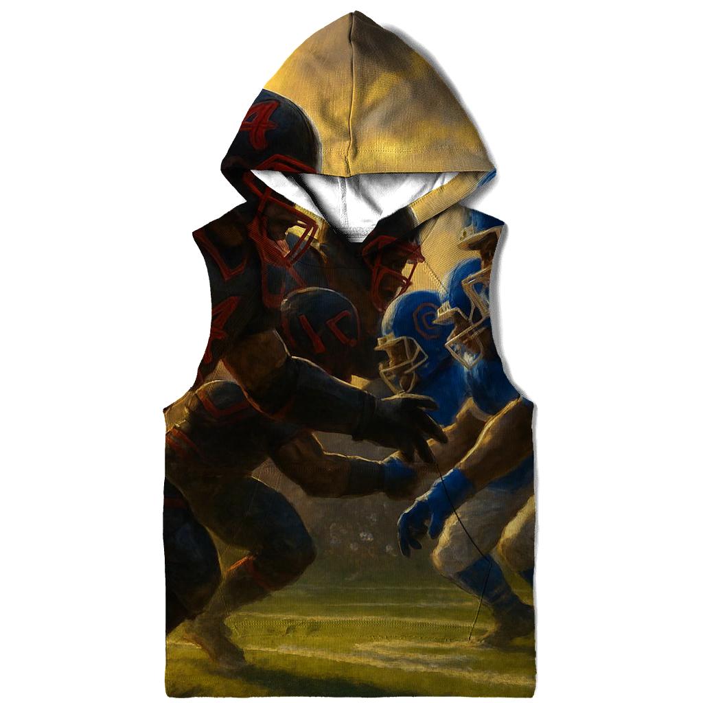 Gridiron Clash At Wrigley Twilight zip-up hoodies
