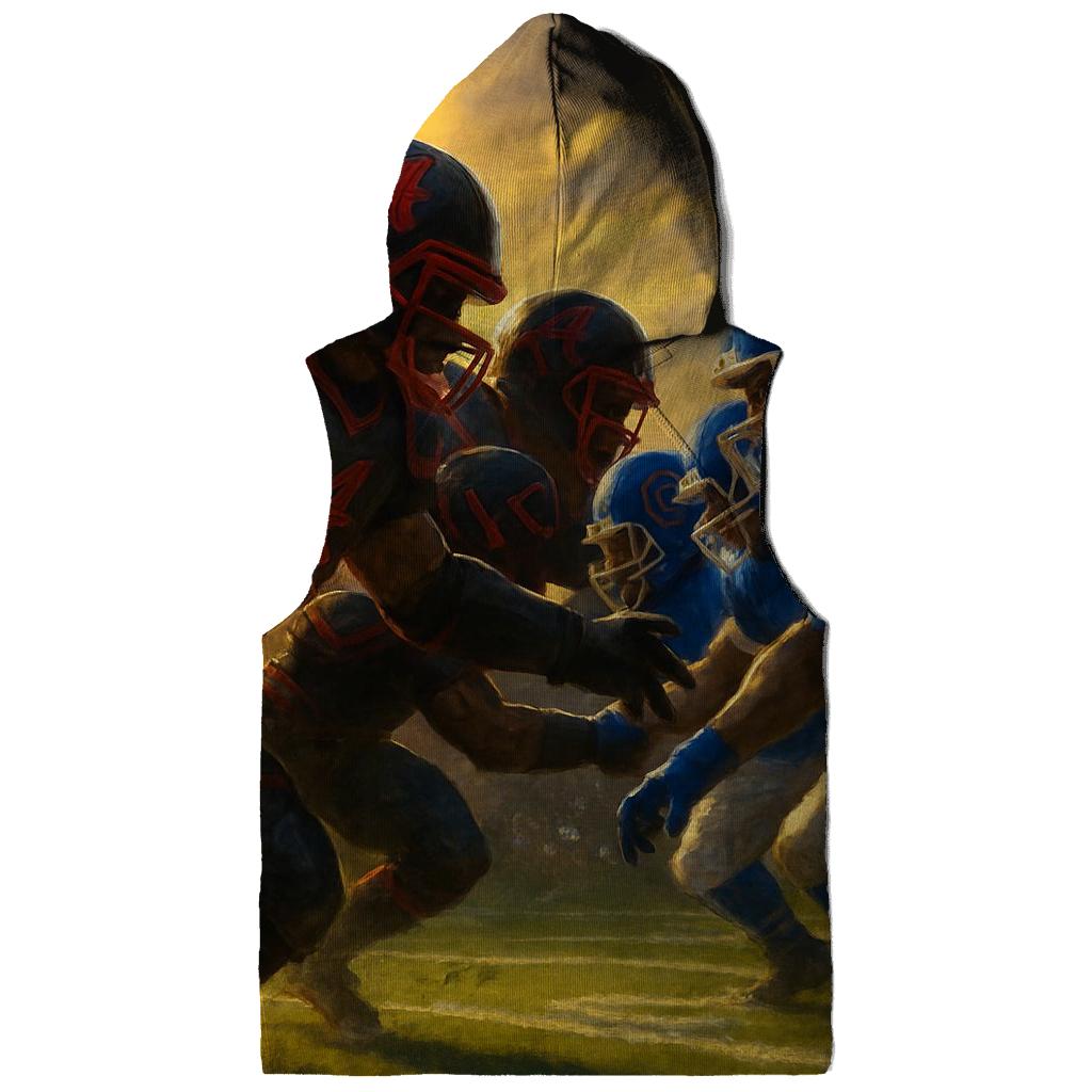 Gridiron Clash At Wrigley Twilight zip-up hoodies