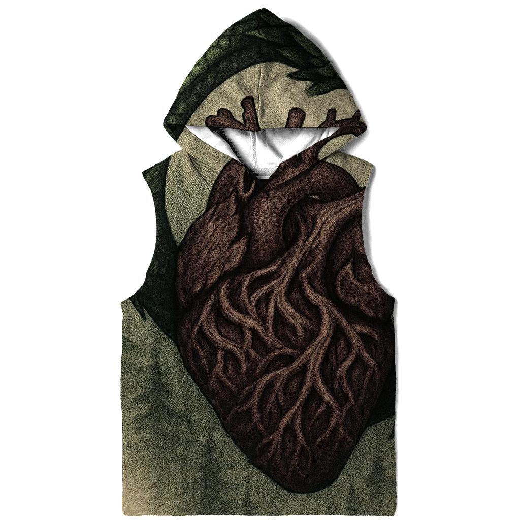 Forest Heartbeat Ouroboros embroidered hoodies