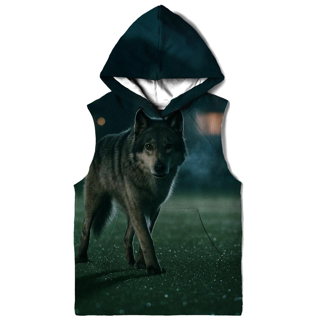 Suburban Golf Course Night Wolf hoodie trends