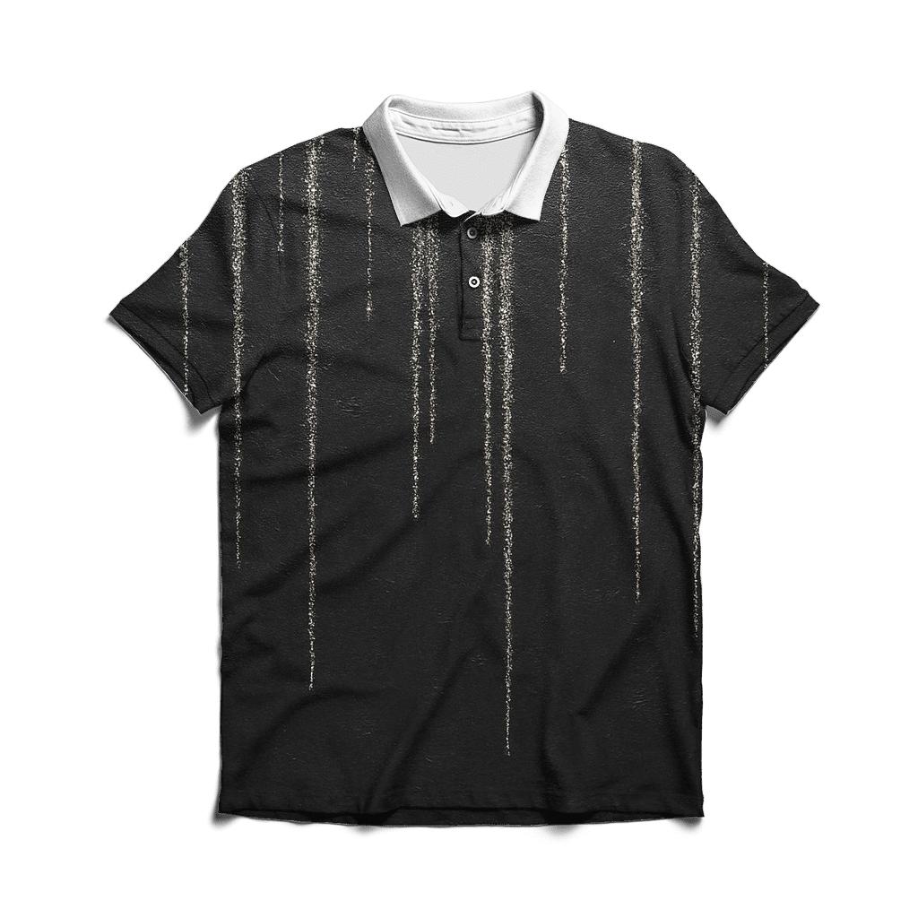 Charcoal Starlit Drizzle premium cotton polo shirts