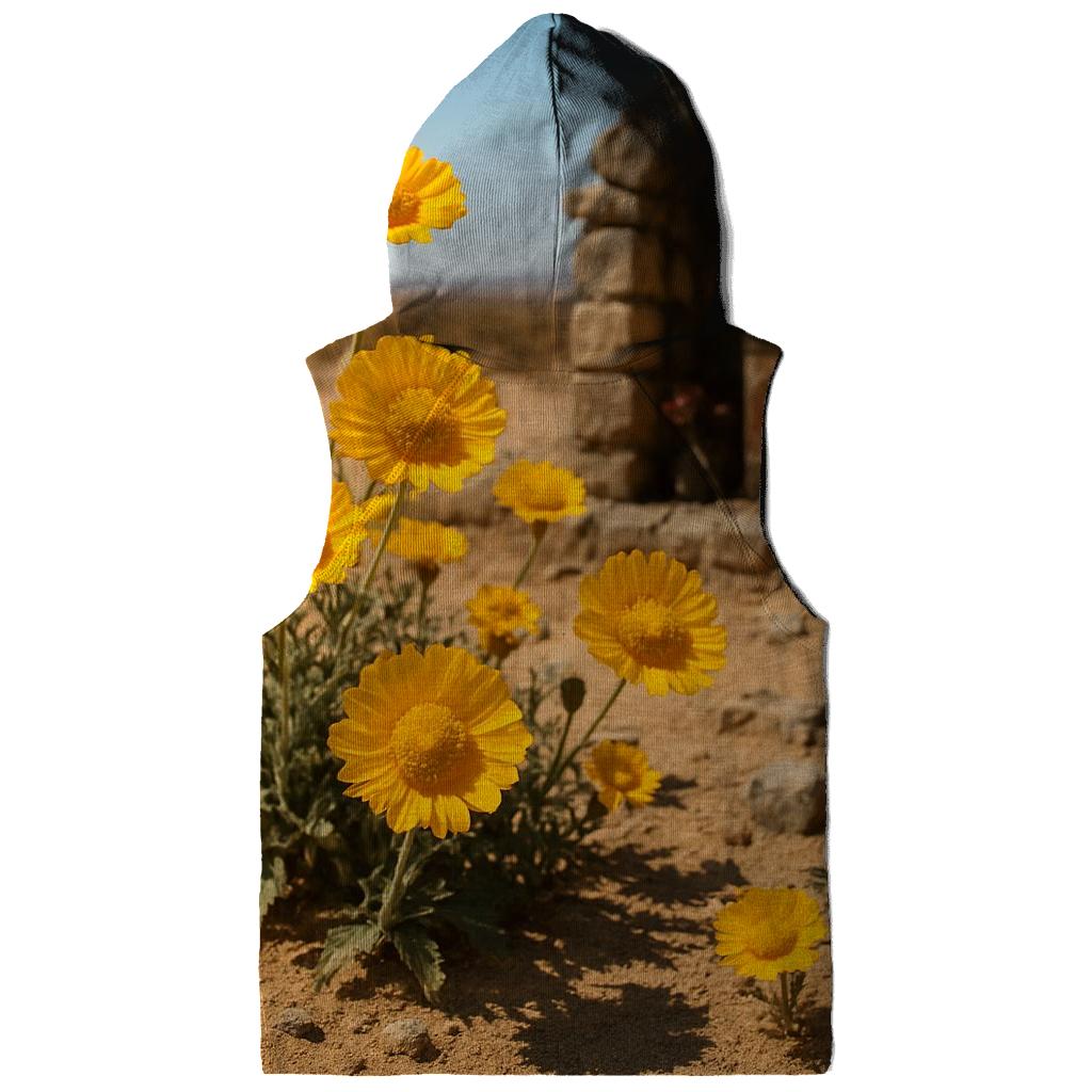 Desert Marigolds At Roadside Shrine pullover hoodies