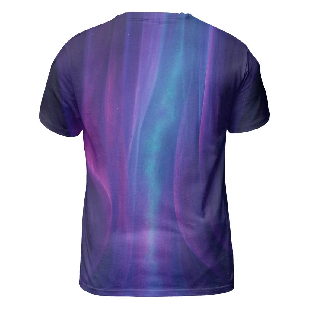 Nebula Silk Cascade statement graphic shirts