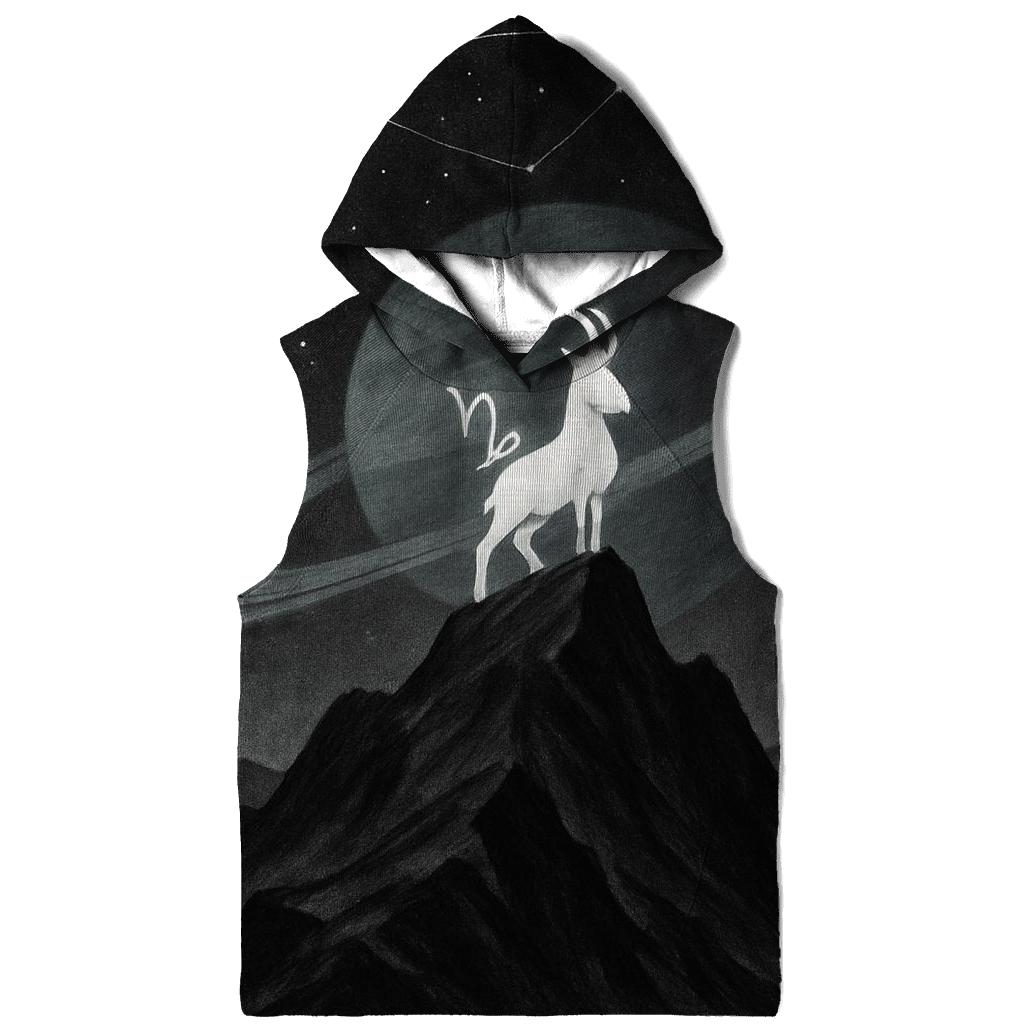 Capricorn Mountain Ringed Planet hoodie styles