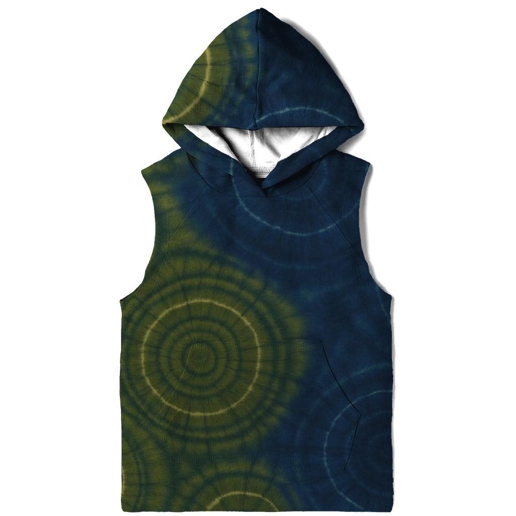 Overdye Forest Ripple Rings pullover hoodies