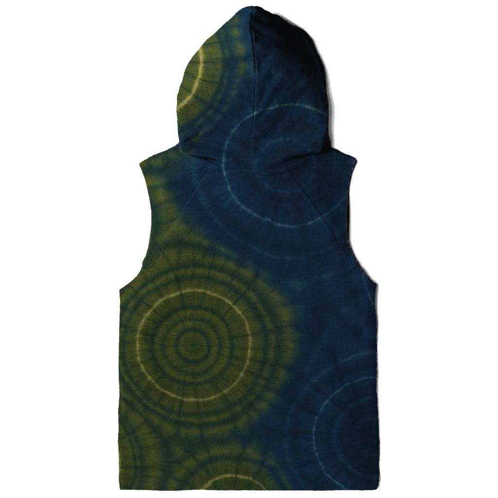 Overdye Forest Ripple Rings pullover hoodies