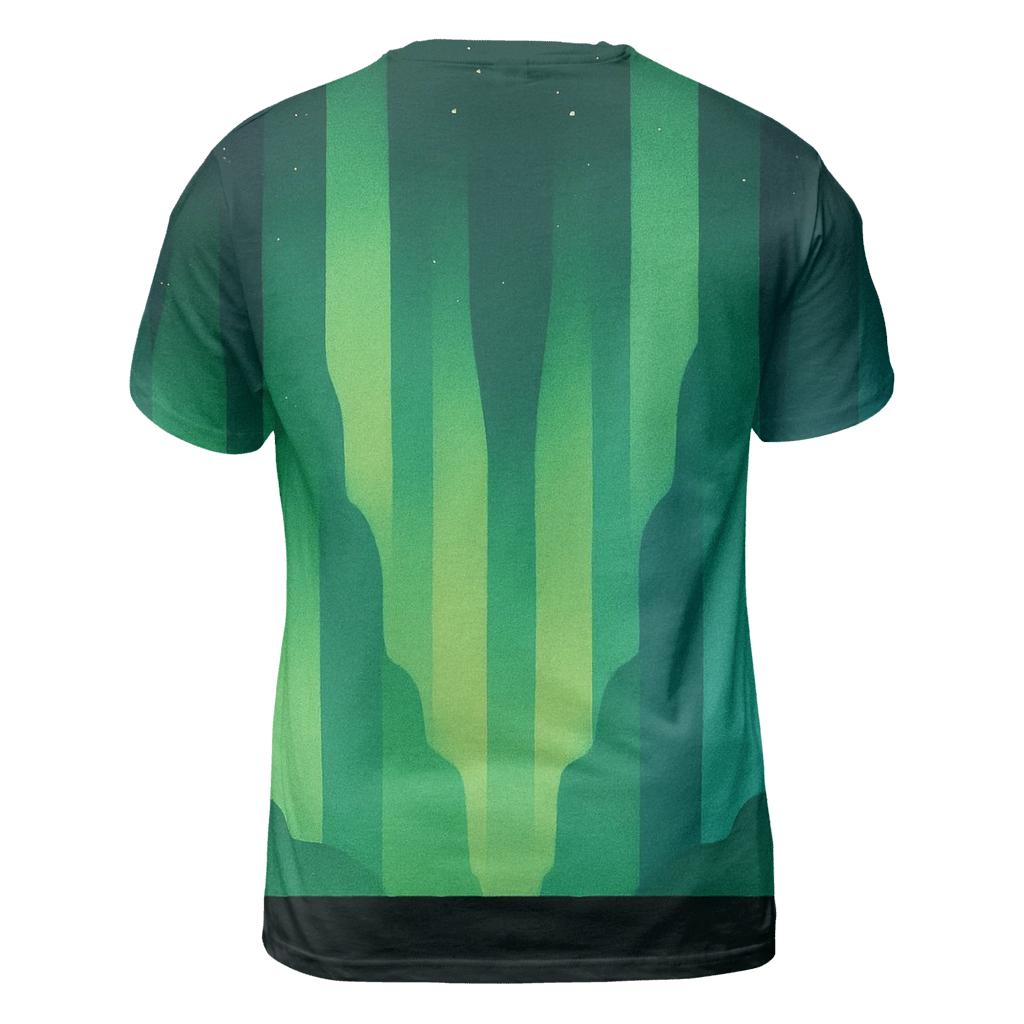 Aurora Horizon Curtain Blocks designer pattern shirts