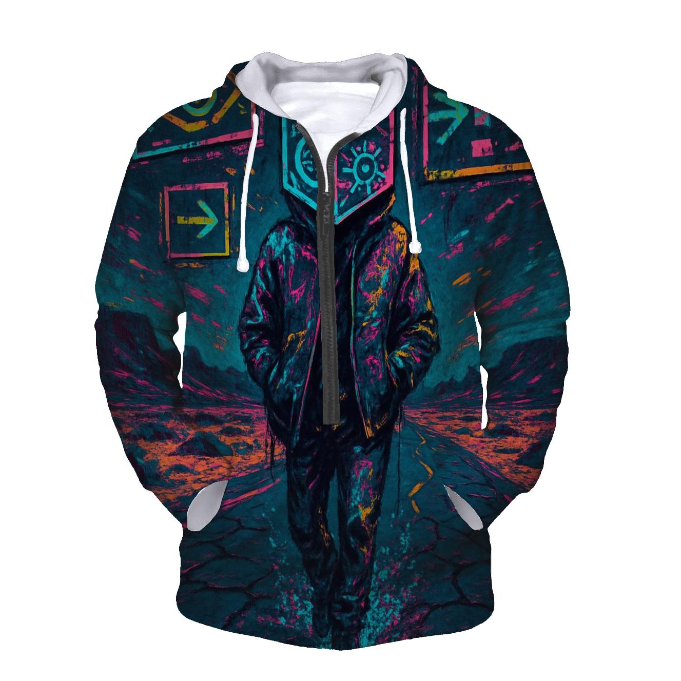 Dice Headed Wanderer hoodie styles