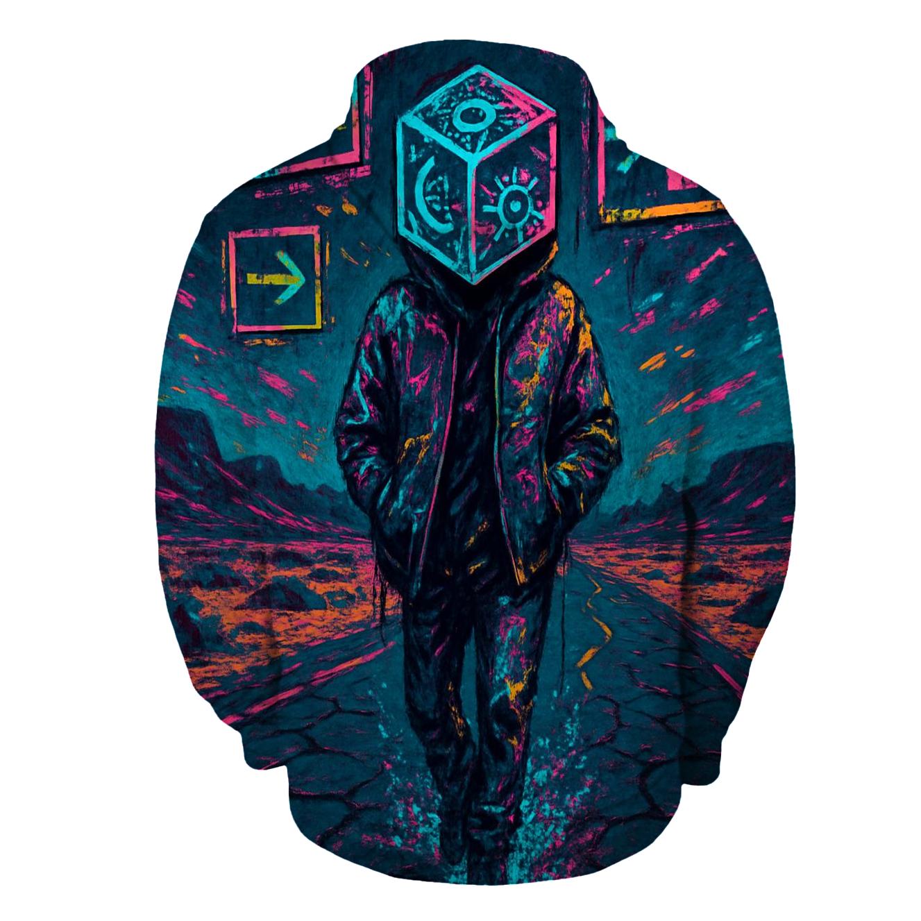 Dice Headed Wanderer hoodie styles