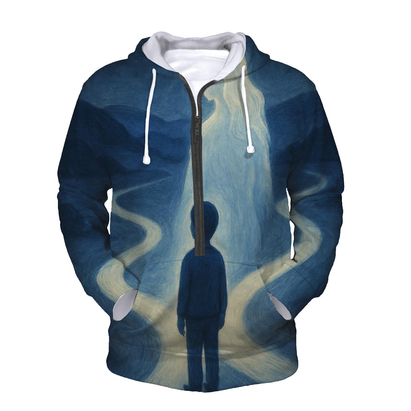 The Quiet Light Behind Every Choice premium hoodies