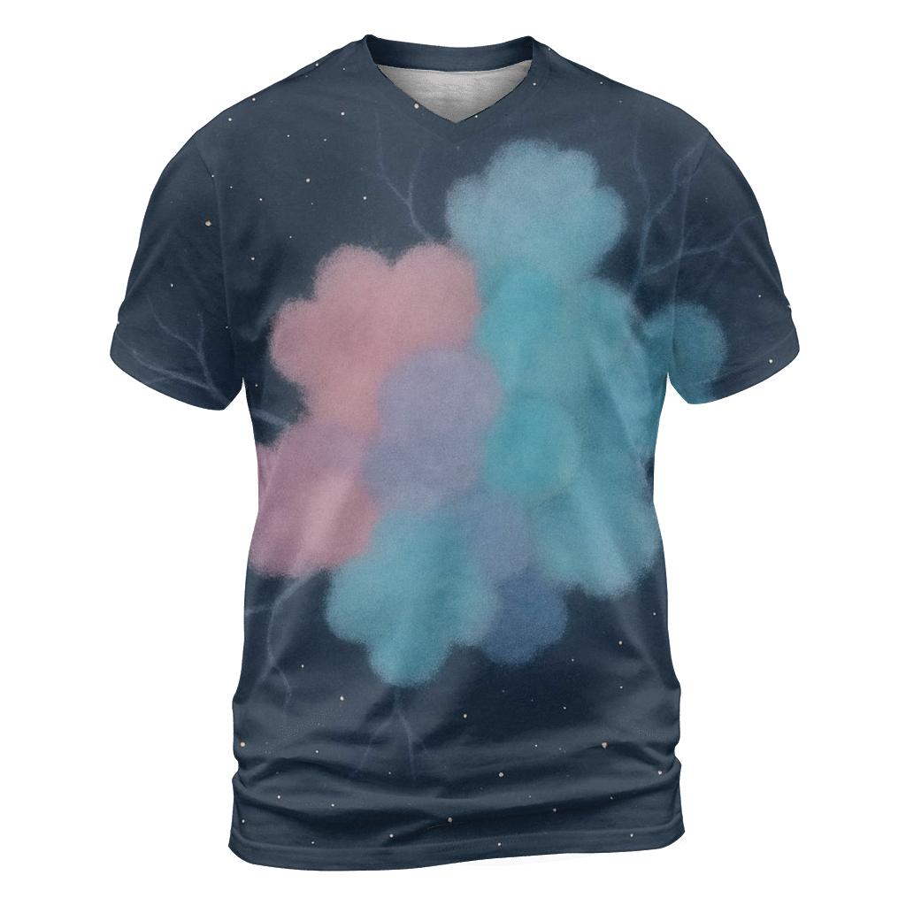 Nebula Knot Cluster Panel designer pattern shirts