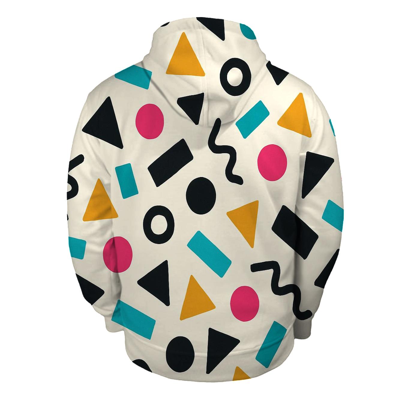 Memphis Flash Pattern custom hoodies