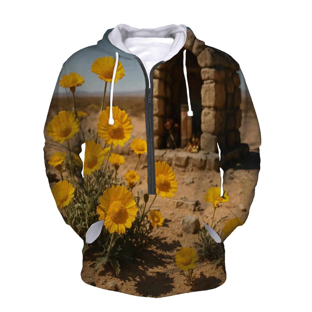 Desert Marigolds At Roadside Shrine hoodie trends