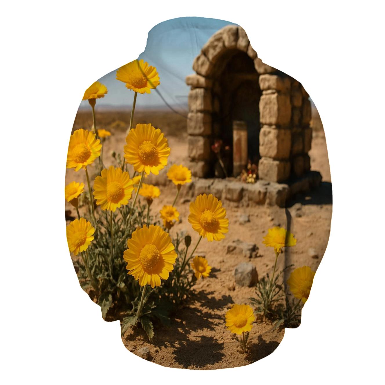 Desert Marigolds At Roadside Shrine hoodie trends