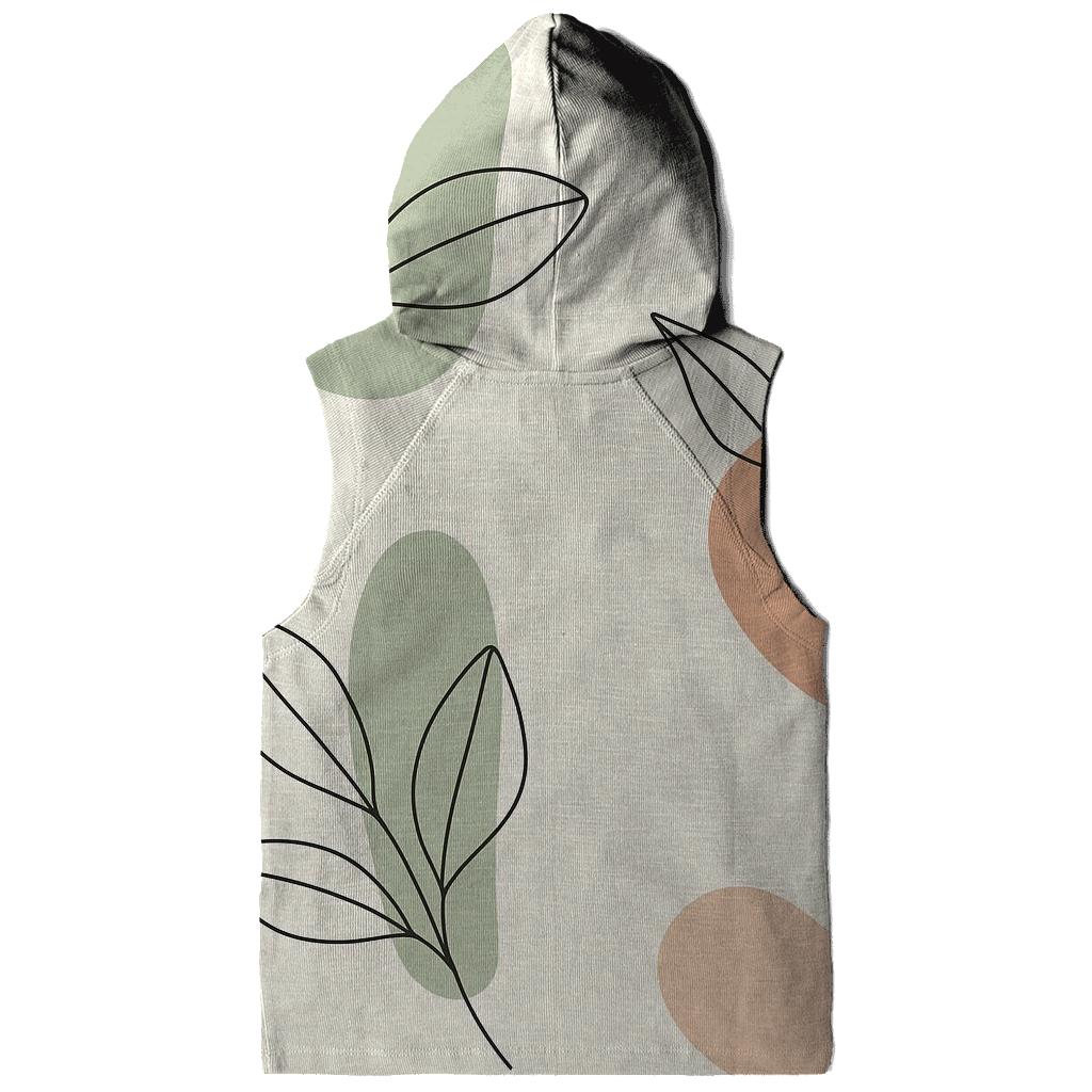 Botanical Line Echo zip-up hoodies
