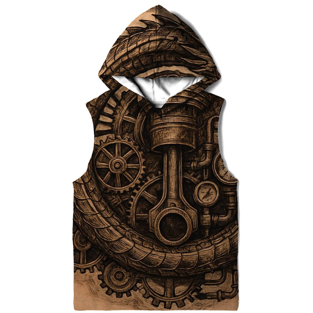 Mechanical Dragon Ouroboros Engine hoodies fashion