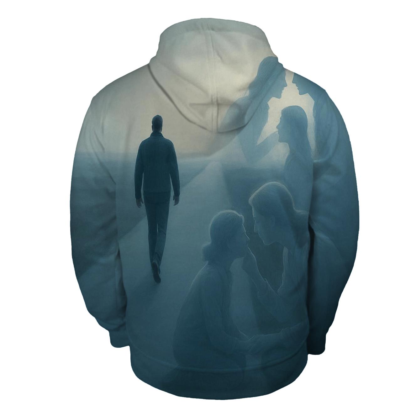 Her Voice Beneath Every Courageous Step heavyweight hoodies