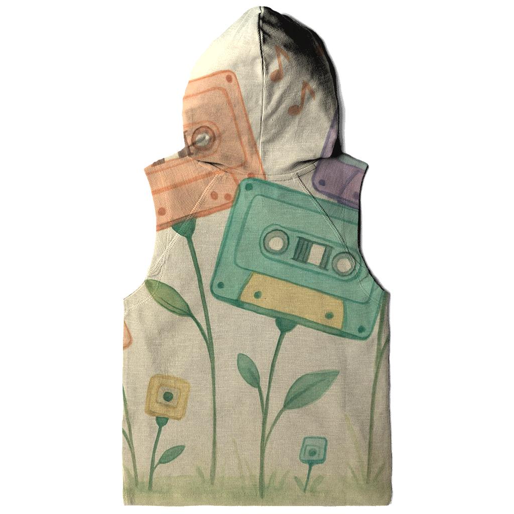 Pastel Cassette Garden hoodie trends