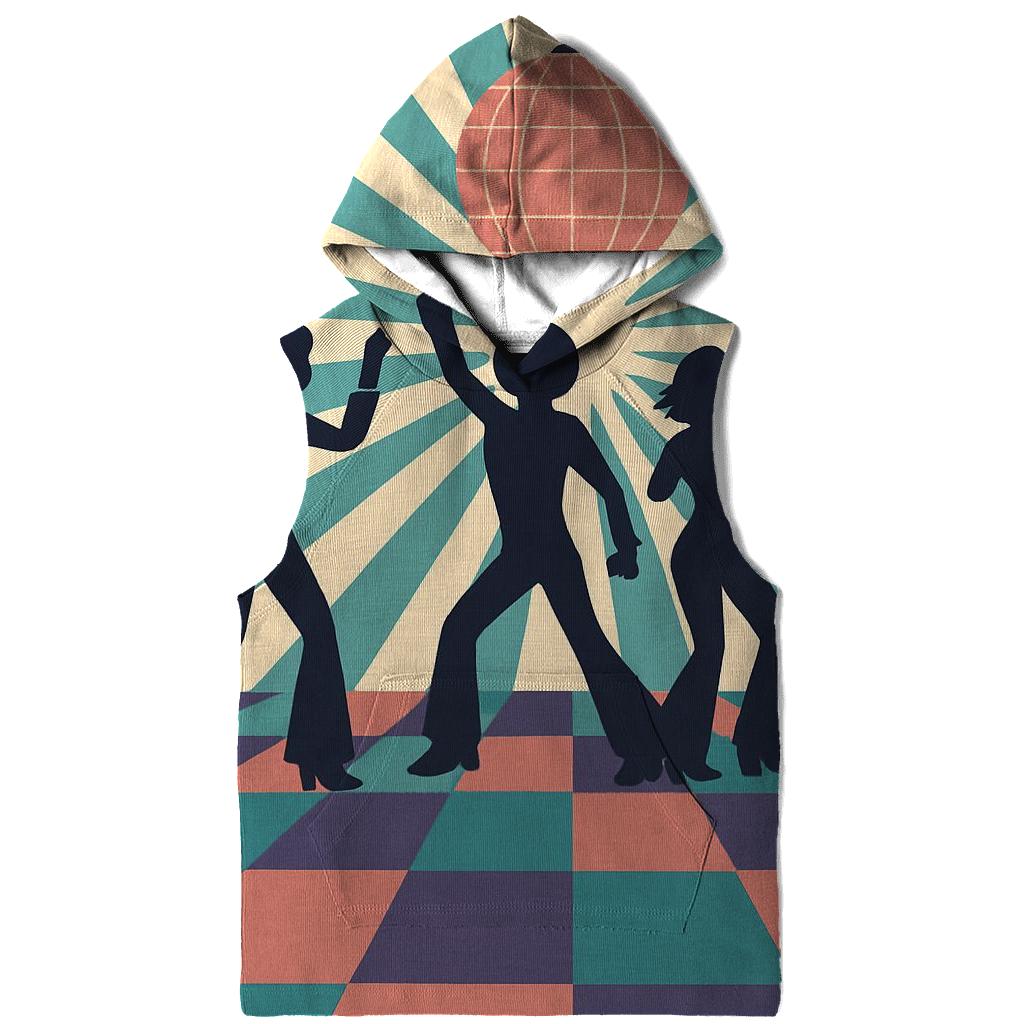 Groovy Checkerboard Dancefloor printed hoodies