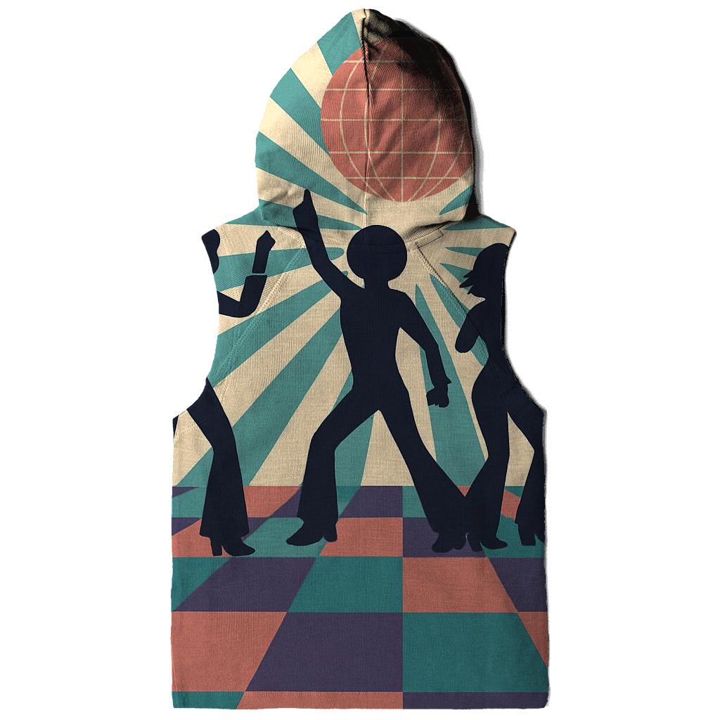 Groovy Checkerboard Dancefloor printed hoodies