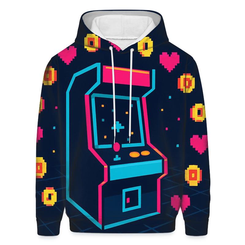 Pixel Galaxy Arcade zip-up hoodies