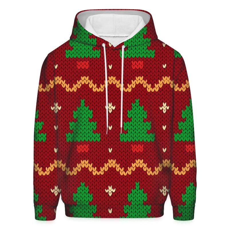 Tacky Tinsel Forest Bands Design hoodie designs