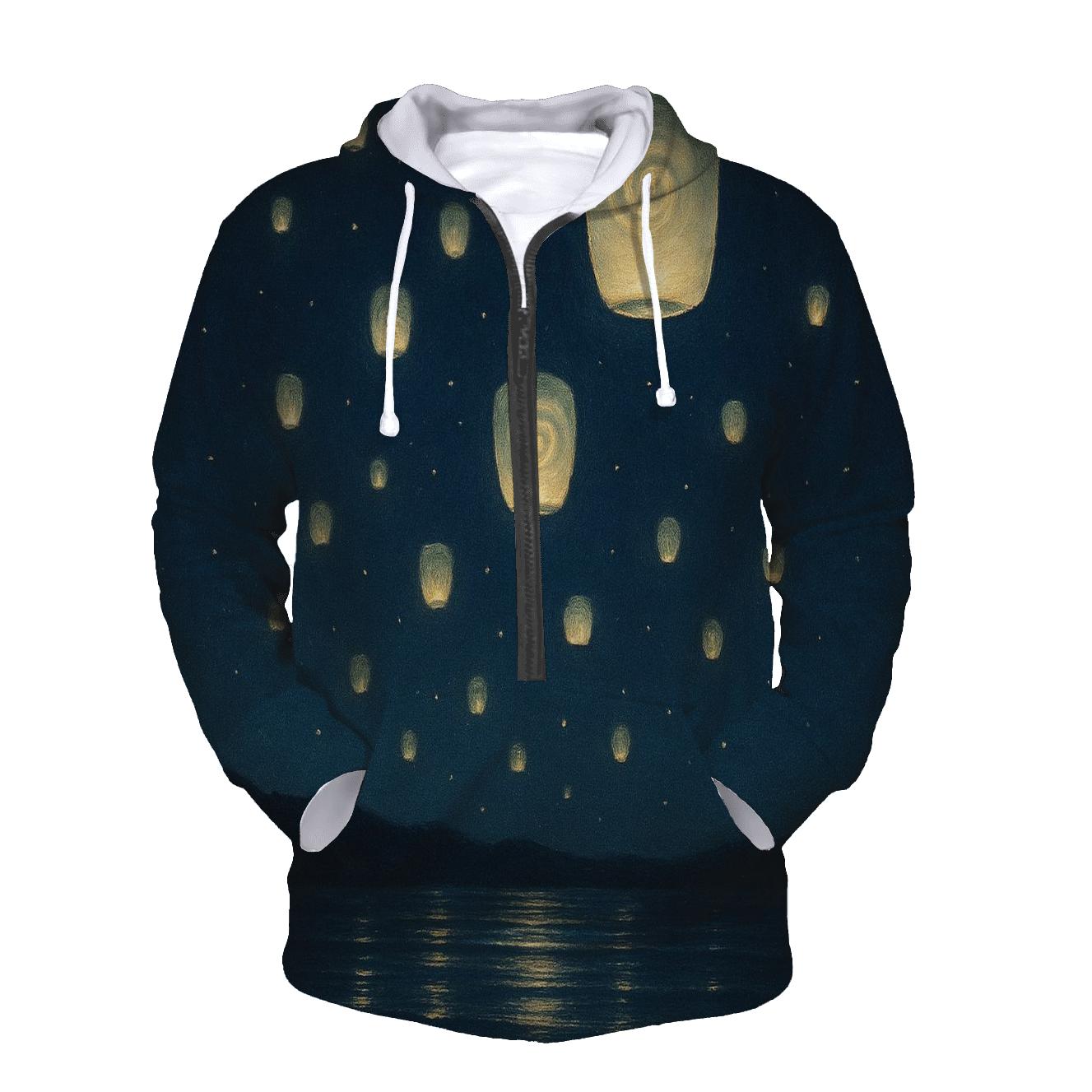 Celestial Drift Lanterns hoodie trends
