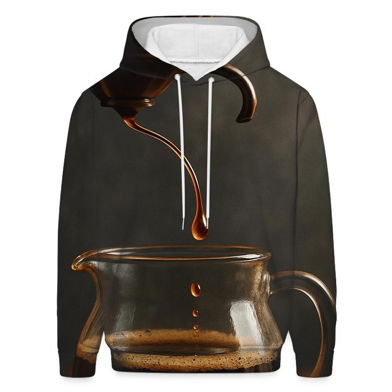 Copper Drip Arc lightweight hoodies