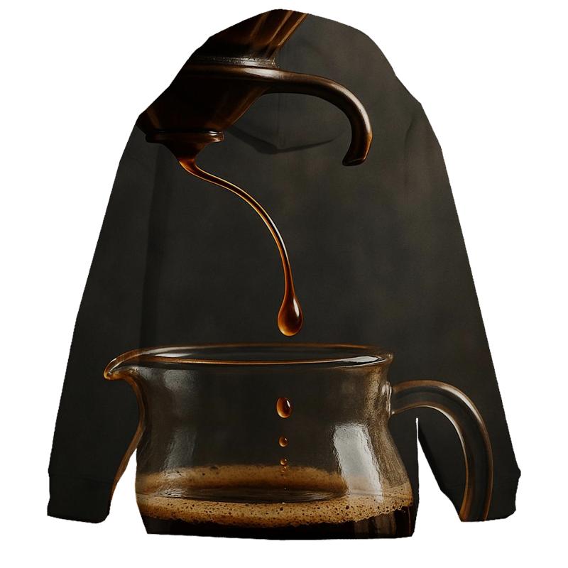 Copper Drip Arc lightweight hoodies