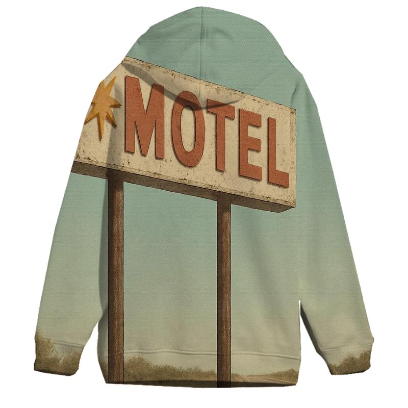 Retro Motel Roadside Marquee hoodie designs