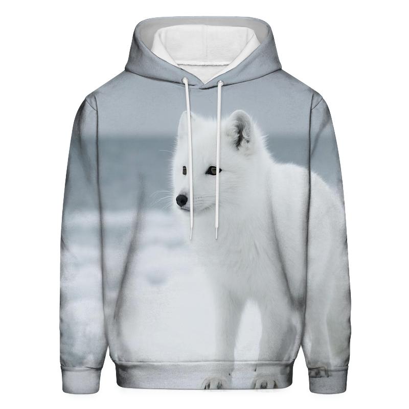 Glacial Edge Fox Vigil embroidered hoodies