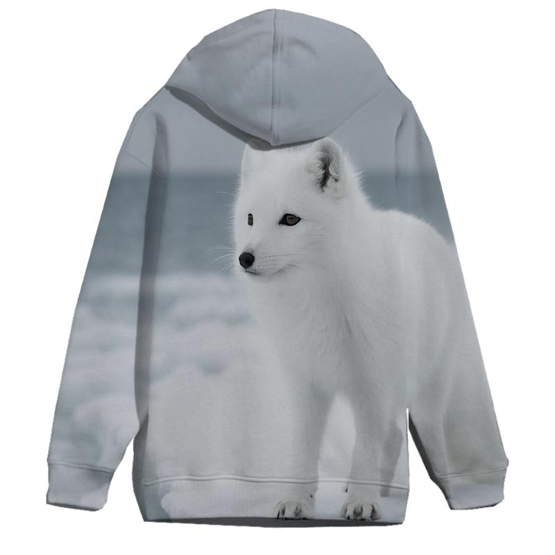 Glacial Edge Fox Vigil embroidered hoodies