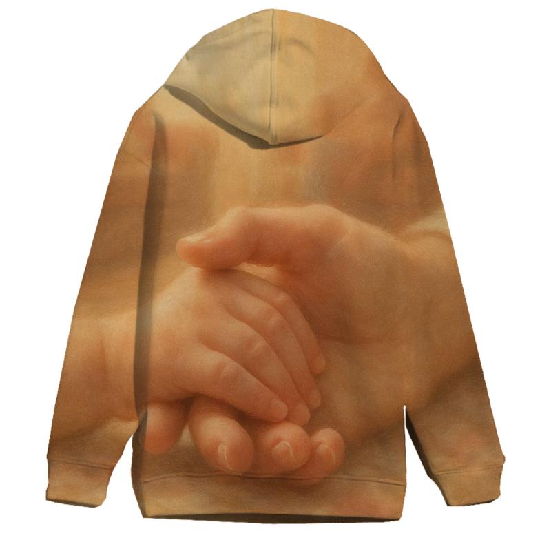 Hands That Remember Every First embroidered hoodies