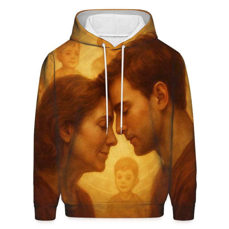 The Heartbeat Between Two Worlds pullover hoodies
