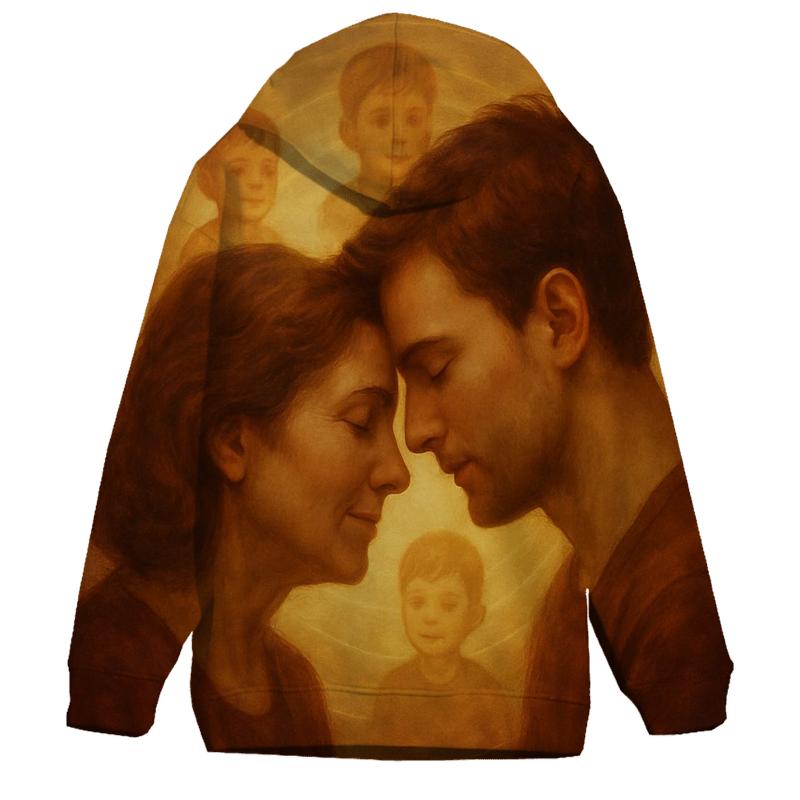 The Heartbeat Between Two Worlds pullover hoodies