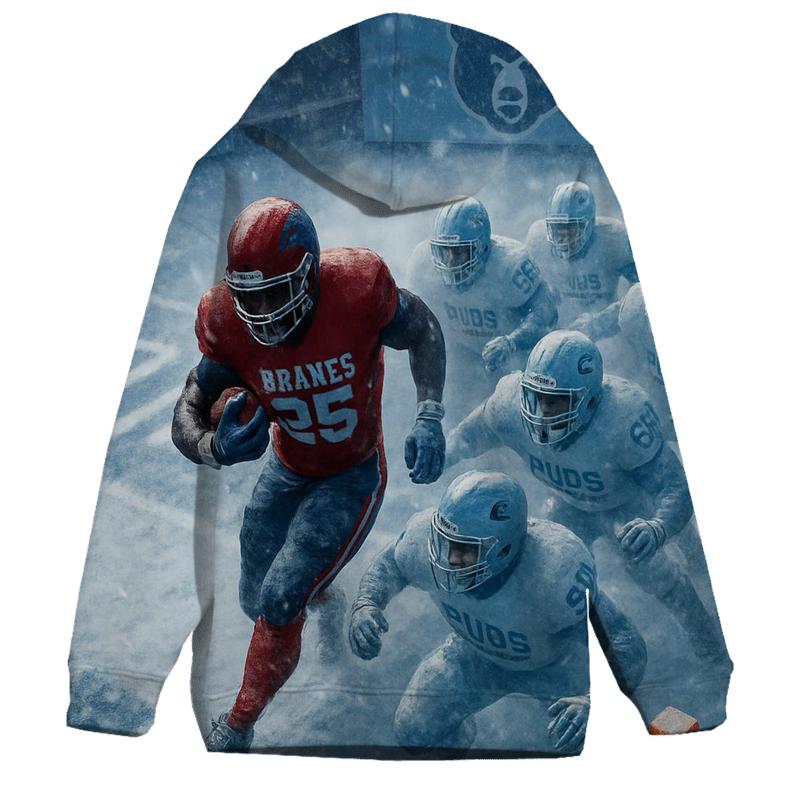 Frozen Yard Goal Line Bear Maul heavyweight hoodies