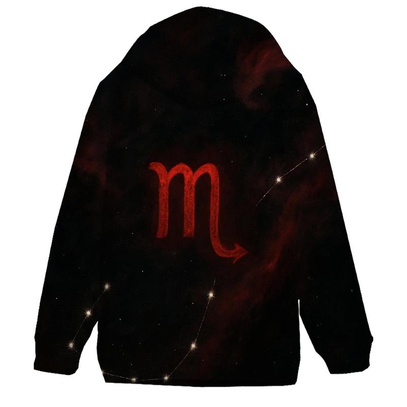 Scorpio Nebula Serpent Tail pullover hoodies