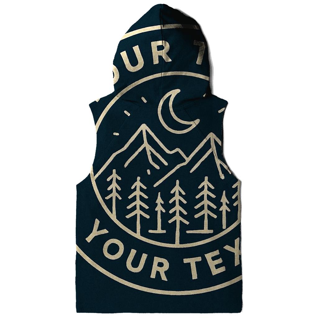 Midnight Mountain Monoline Badge pullover hoodies
