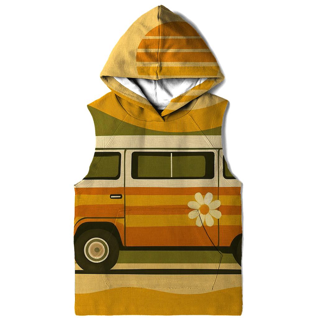 Groove Bus Road Trip Scene custom hoodies
