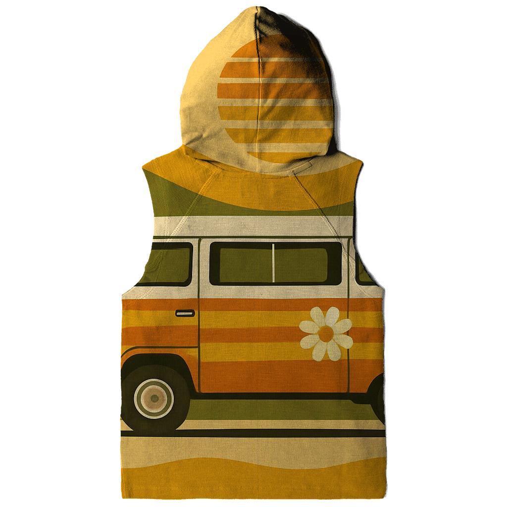 Groove Bus Road Trip Scene custom hoodies