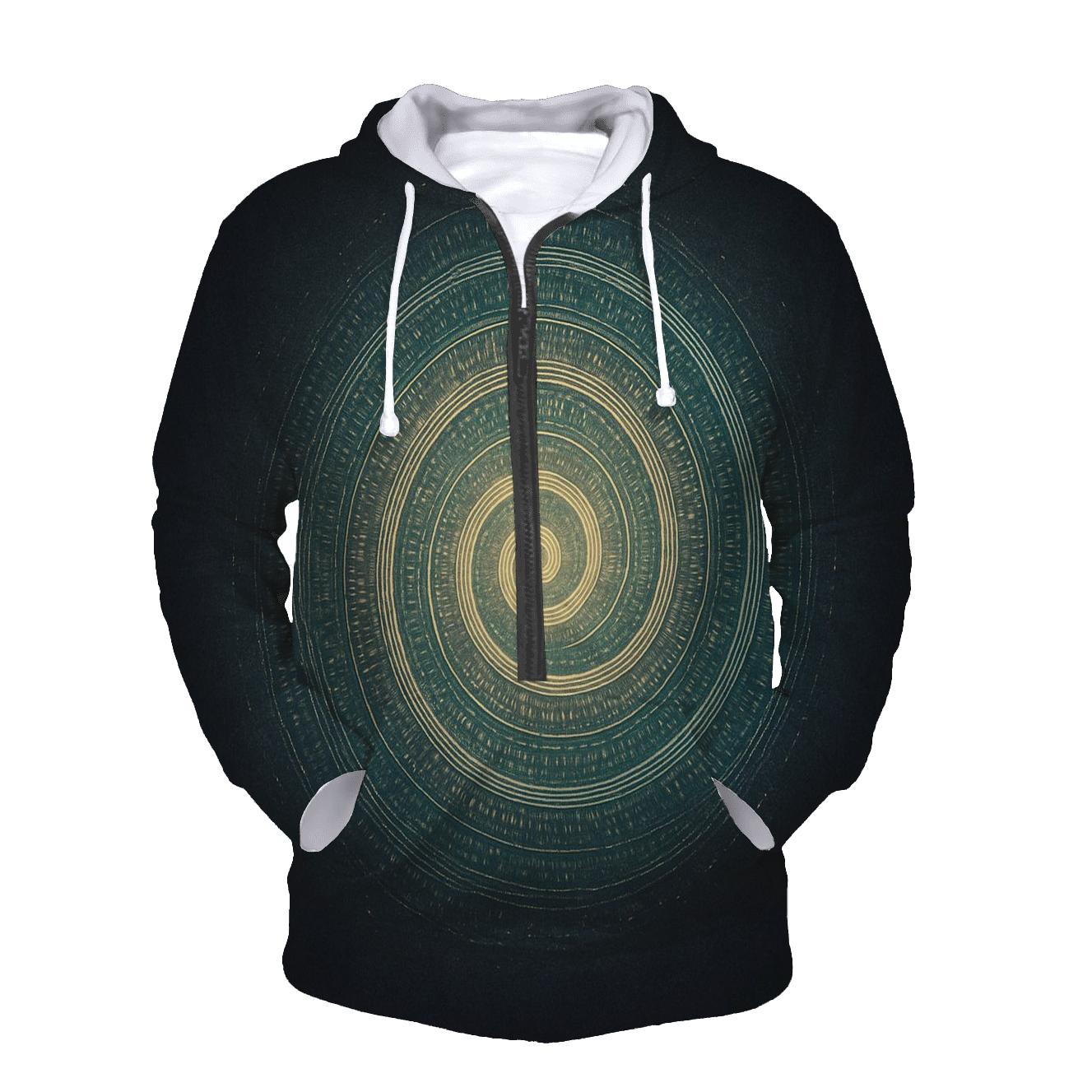 Inner Echo Spiral pullover hoodies